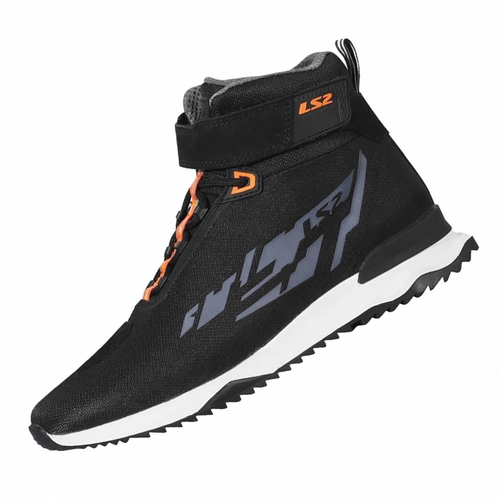 BOTAS LS2 ACRUX NEGRA NARANJA HOMBRE