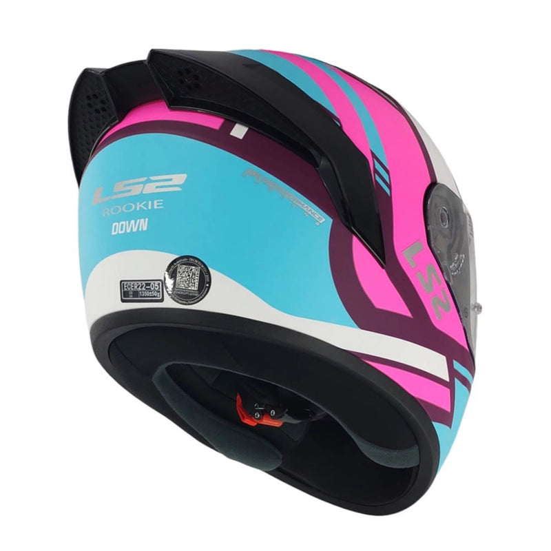 CASCO LS2 FF352 EVO DOWN MORADO FUCSIA MATE