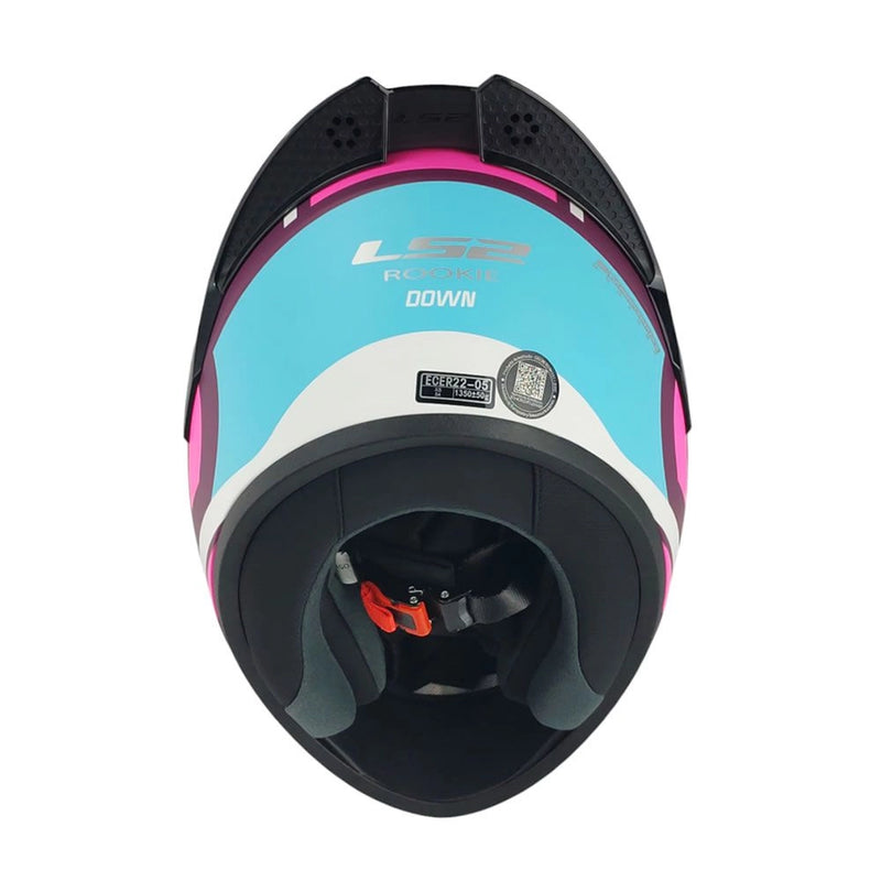 CASCO LS2 FF352 EVO DOWN MORADO FUCSIA MATE