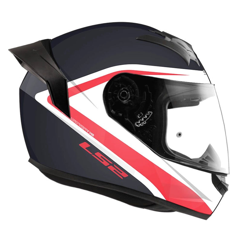 CASCO LS2 FF352 EVO RADICAL AZUL ROJO MATE