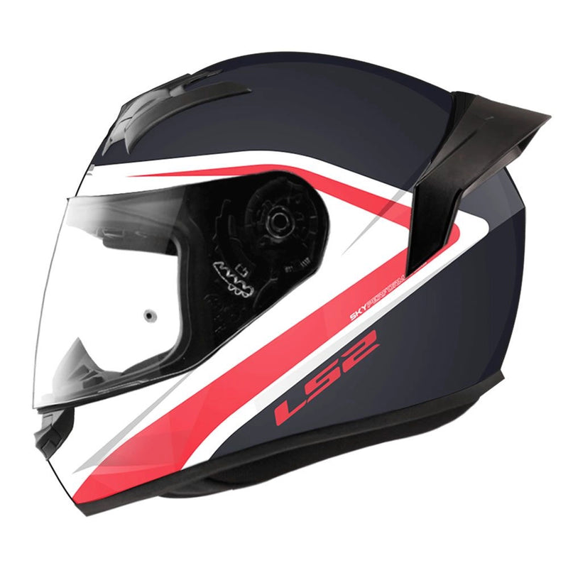 CASCO LS2 FF352 EVO RADICAL AZUL ROJO MATE