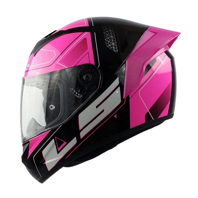 CASCO LS2 FF352 EVO ULTRA ROSA SPOILER ROSA