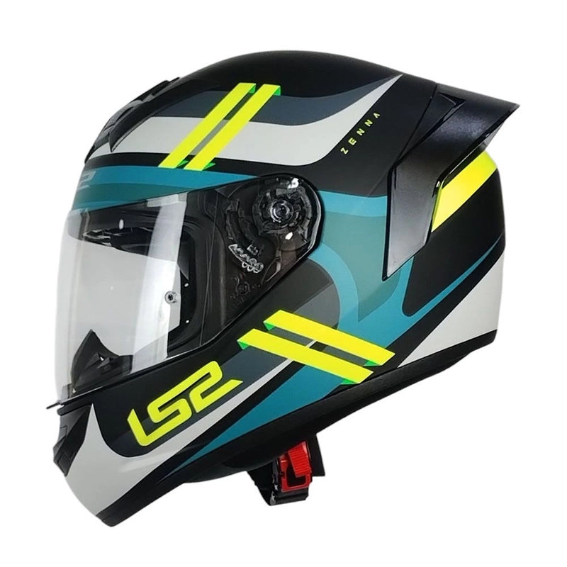CASCO LS2 FF352 EVO ZENNA NEGRO AMARILLO MATE SPOILER