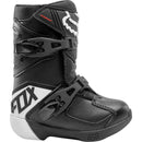 Botas Moto Infantil Comp K Negro/Blanco Fox