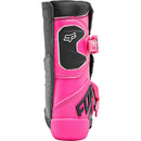 Botas Moto Infantil Comp K Negro/Rosado Fox