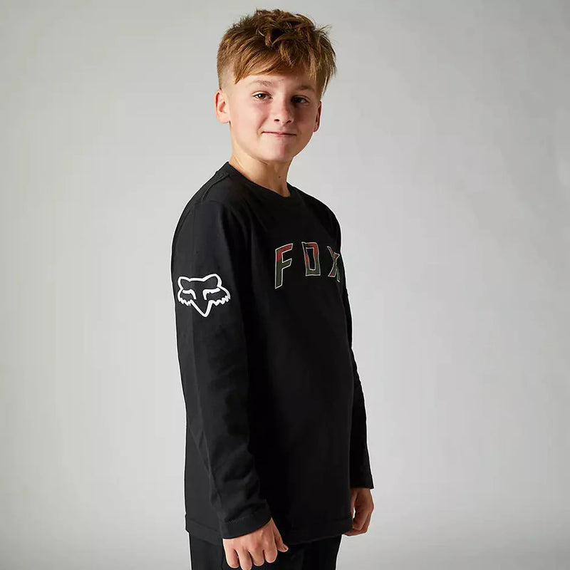 Polera Lifestyle Niño BNKR Manga Larga Negro Fox