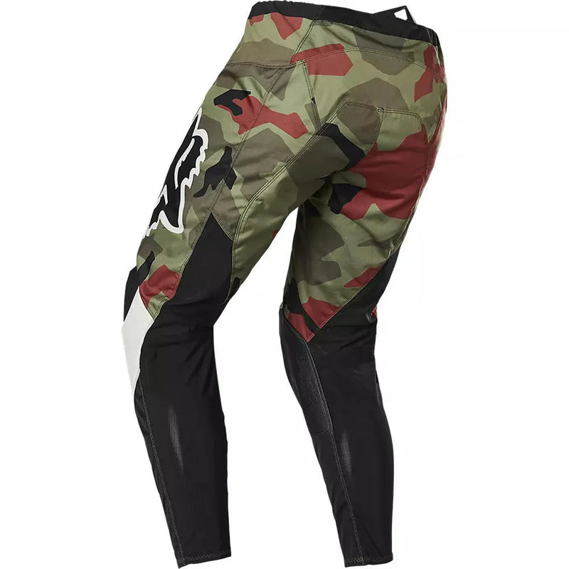 Pantalon Moto Niño 180 BNKR Camo Verde Fox