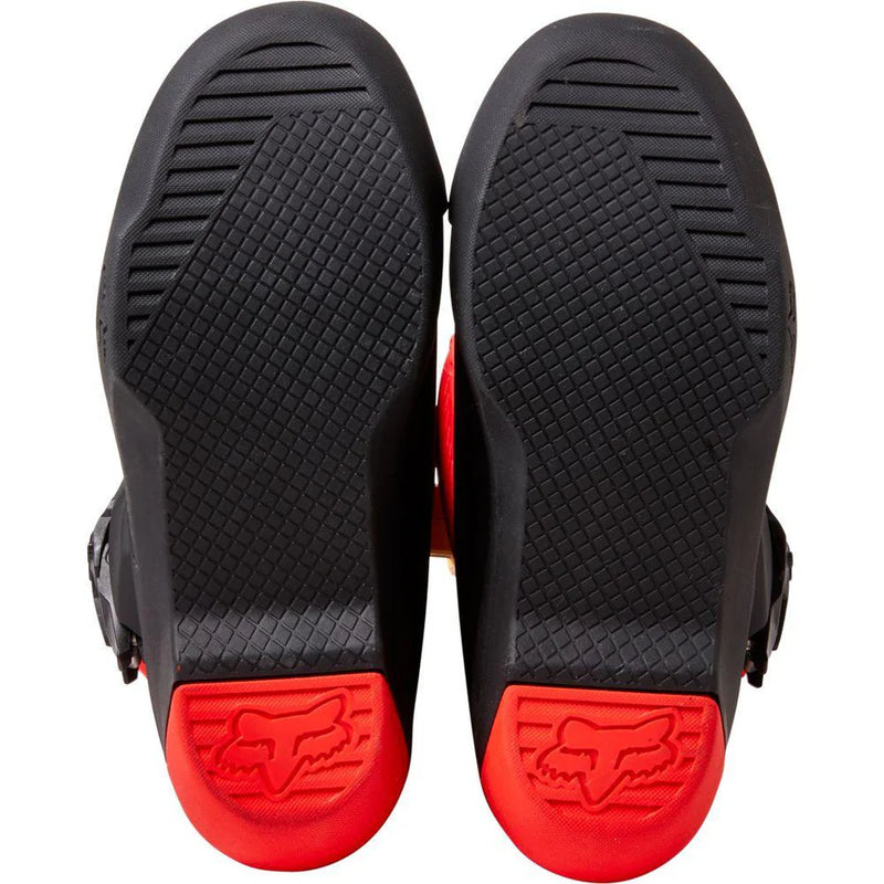 Botas Moto Niño Comp Rojo Fox