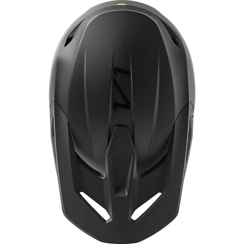 Casco Moto Niño V1 Negro Mate Fox