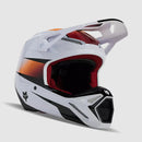 Casco Moto V1 Flora Blanco/Negro Fox
