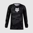 Polera Moto Niño 180 Bnkr Camo Negro Fox