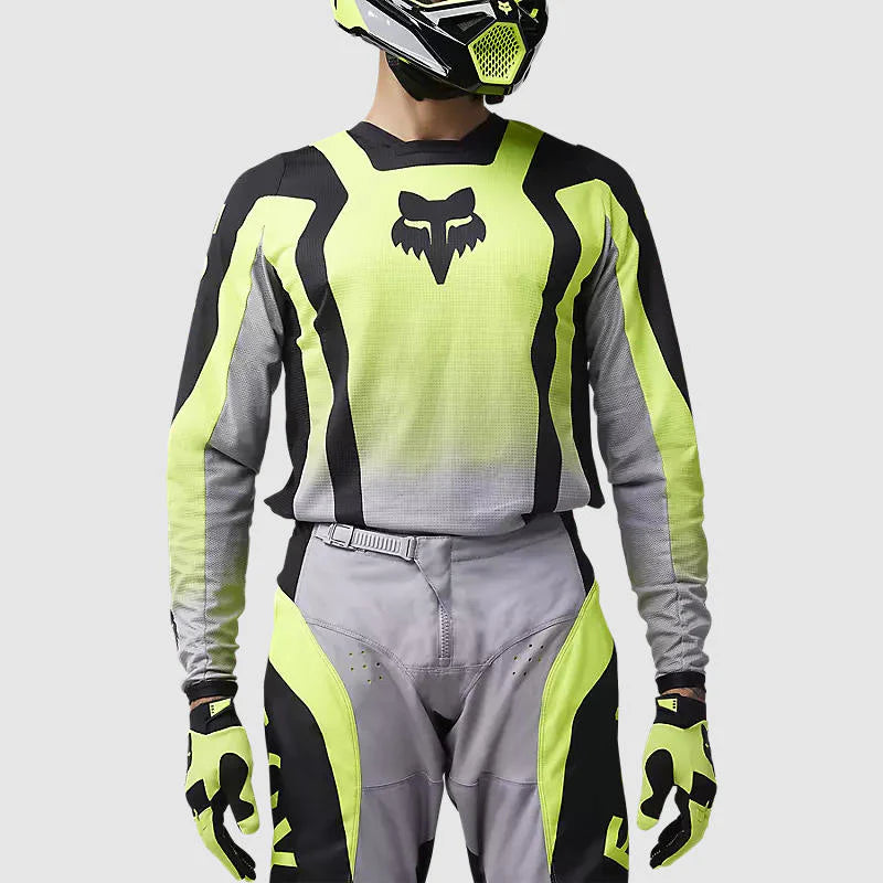 Polera Moto 180 Lean Amarillo Fox