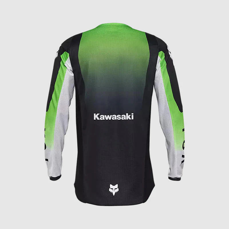 Polera Moto 180 Kawasaki Verde Fox