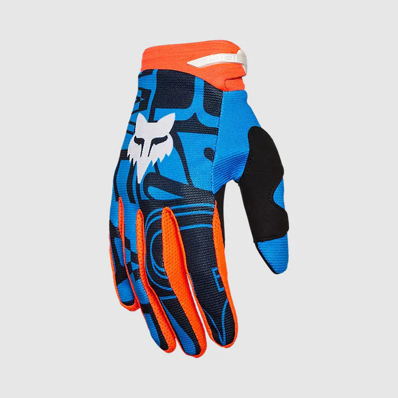 Guantes Moto Niño 180 Race Spec Azul Fox