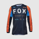 Polera Moto Niño 180 Race Spec Azul Marino Fox