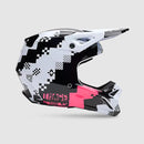Casco Moto V1 Digi Image Negro/Rosado Negro Fox