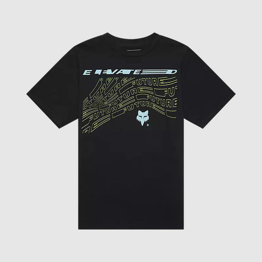Polera Lifestyle Niño Elevated Future Negro Fox