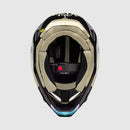 Casco Moto V1 Hello Future Negro/Cafe Fox