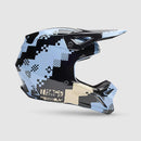 Casco Moto V1 Digi Image Azul Claro Fox