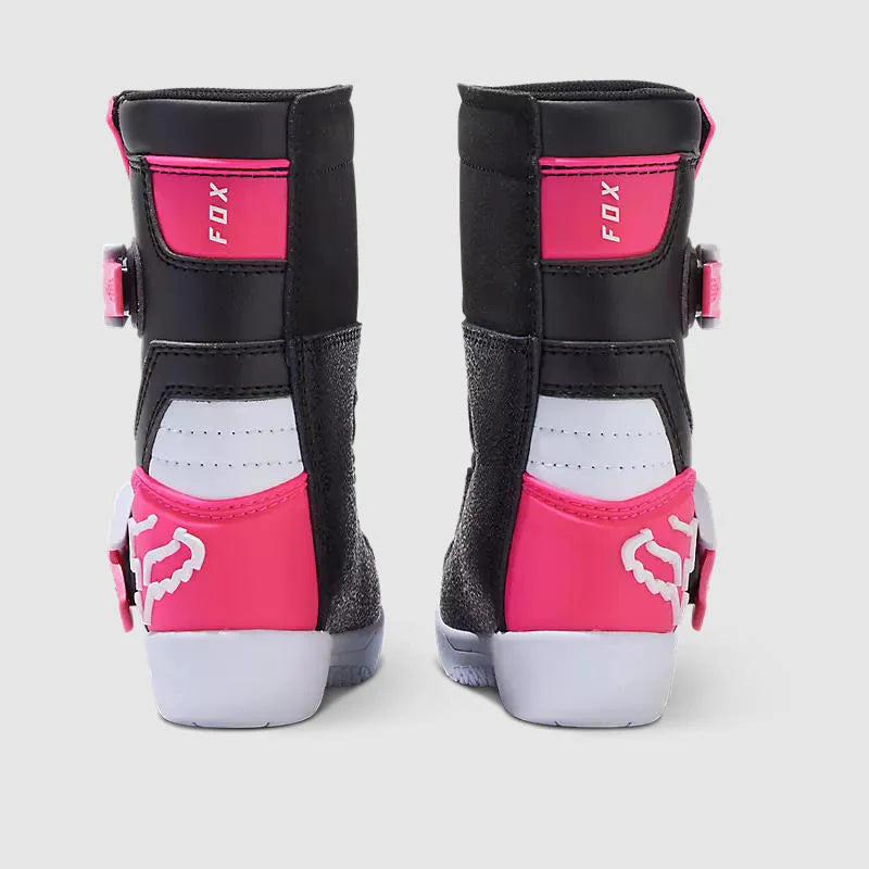 Botas Moto Niño Comp Negro Fox