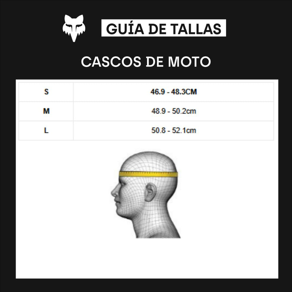 Casco Moto Niño V1 Ballast Gris/Naranjo Fox