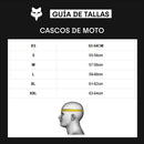 Casco Moto V1 Hello Future Negro/Cafe Fox