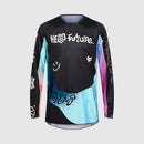 Polera Moto 180 Hello Future Negro Fox