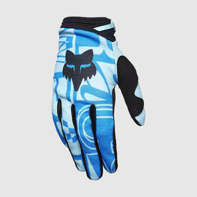 Guantes Moto Mujer 180 Race Spec Azul Fox