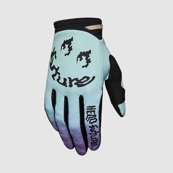 Guantes Moto 180 Hello Future Azul Fox